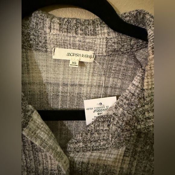 NWT Buckle Button Up Sweater - Picture 3 of 3